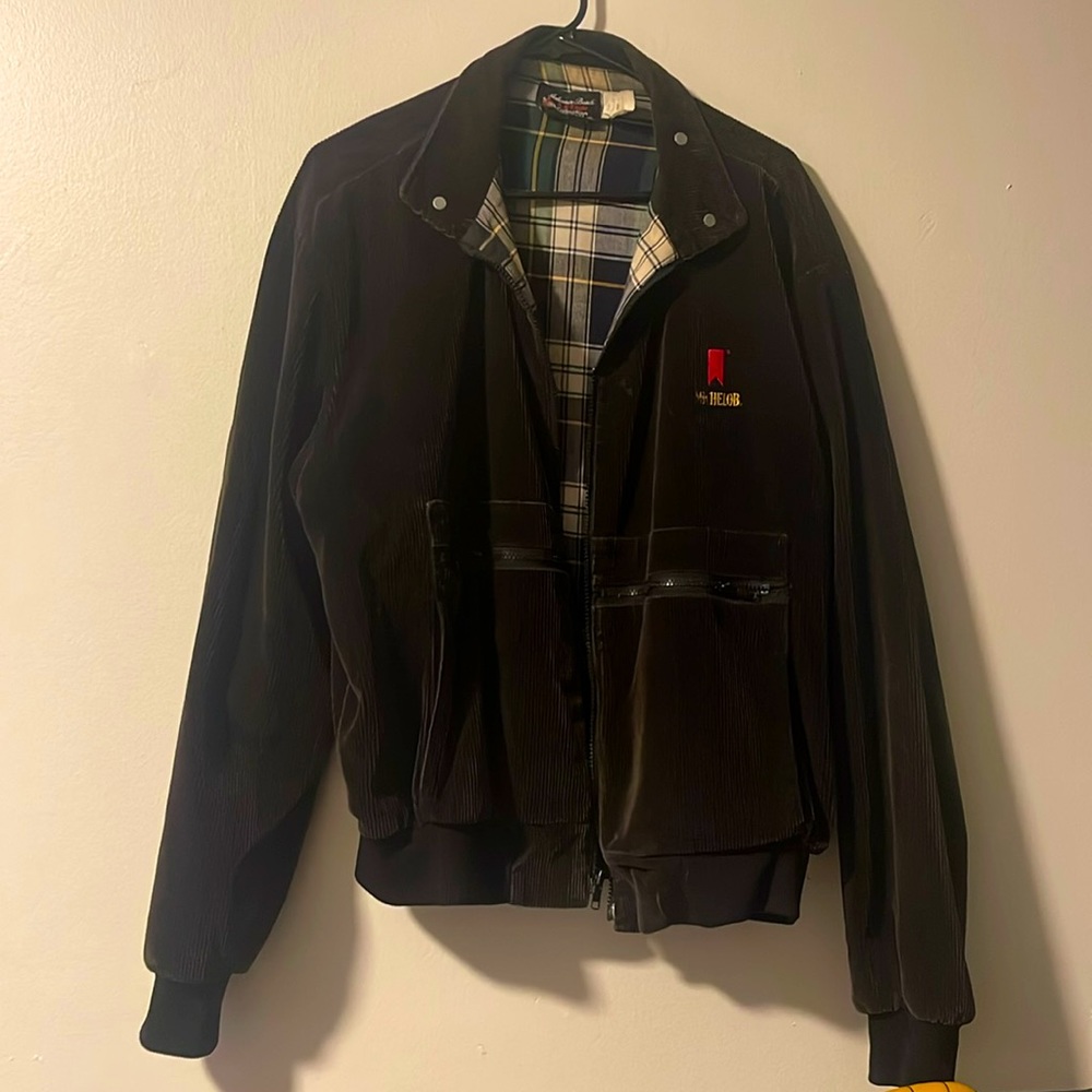 Vintage 70s Michelob Beer Corduroy/Flannel Lined Jacket - XL
